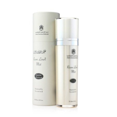 معطر الملابس والفرش بريحة المسك الأبيض