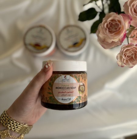 الصابون المغربي بزيت الأرجان
