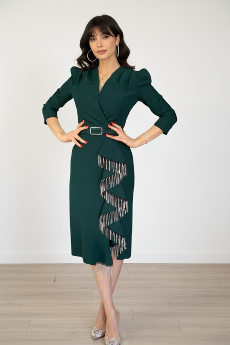 فستان مناسبات اخضر