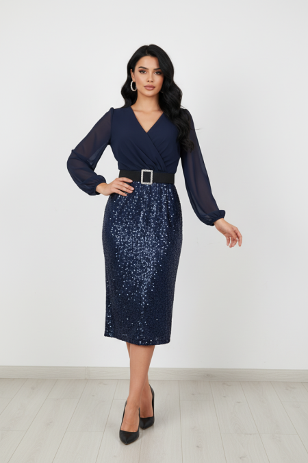 فستان مناسبات كحلي