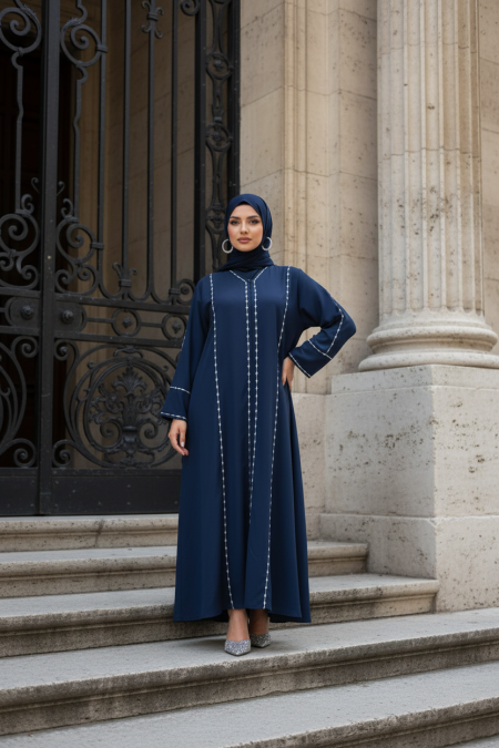 عباي قماشة ندى لونين