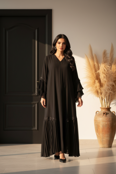 عباي لون اسود