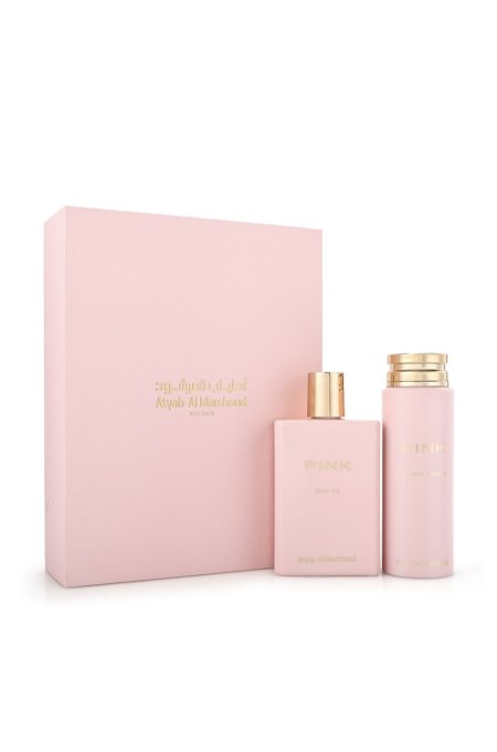 بكج بودرة وزيت الجسم بينك (PINK)